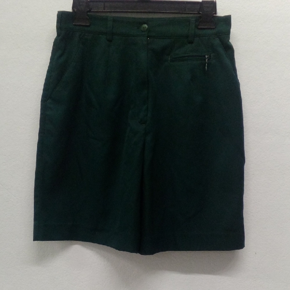 Tail Vintage Women's Dark Green Flat Front Shorts